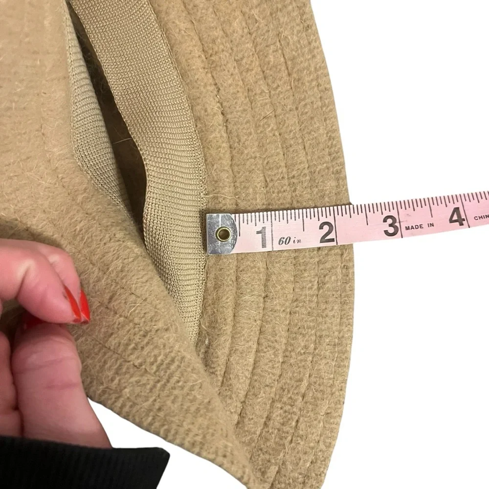Tan Angora Blend Bucket Hat - Picture 4 of 4